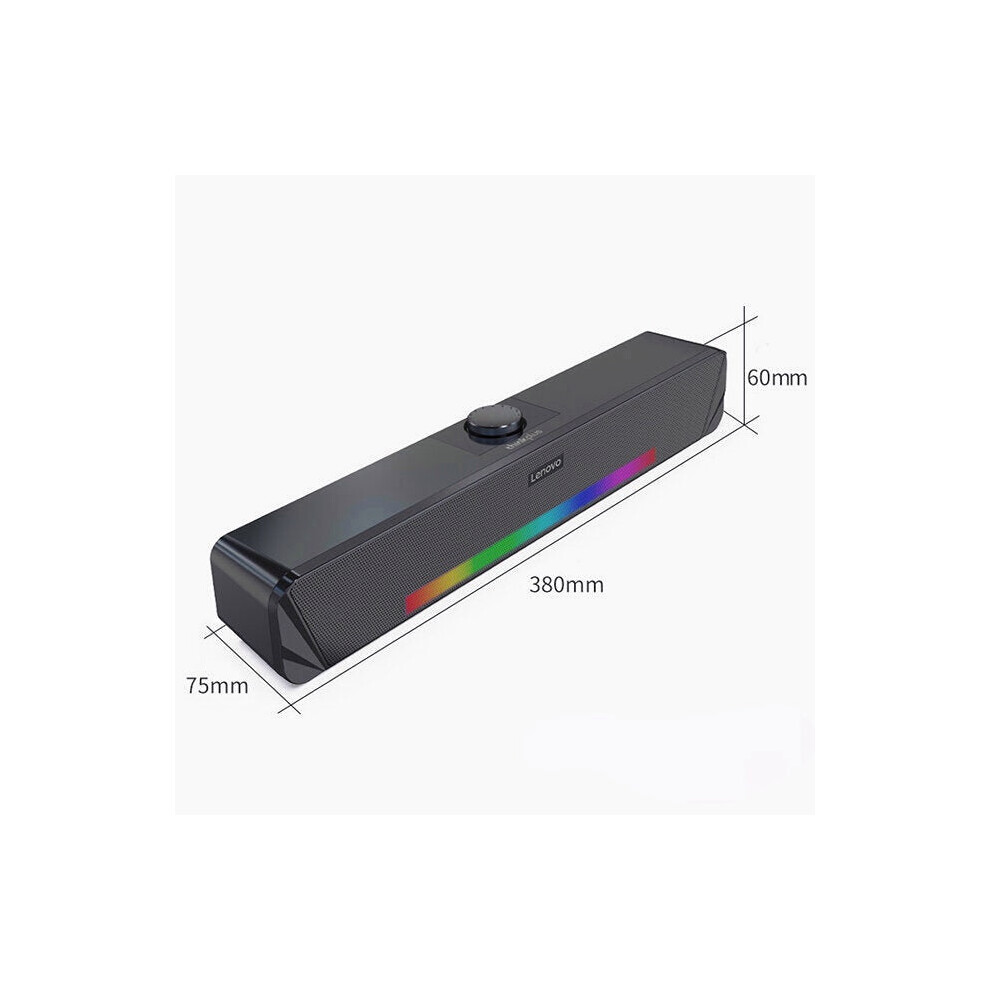 (Bluetooth version) Soundbar Bluetooth 5.0 Speaker RGB Light Hi-Fi Stereo Sound Home Desktop Speaker Subwoofer USB Power Supply