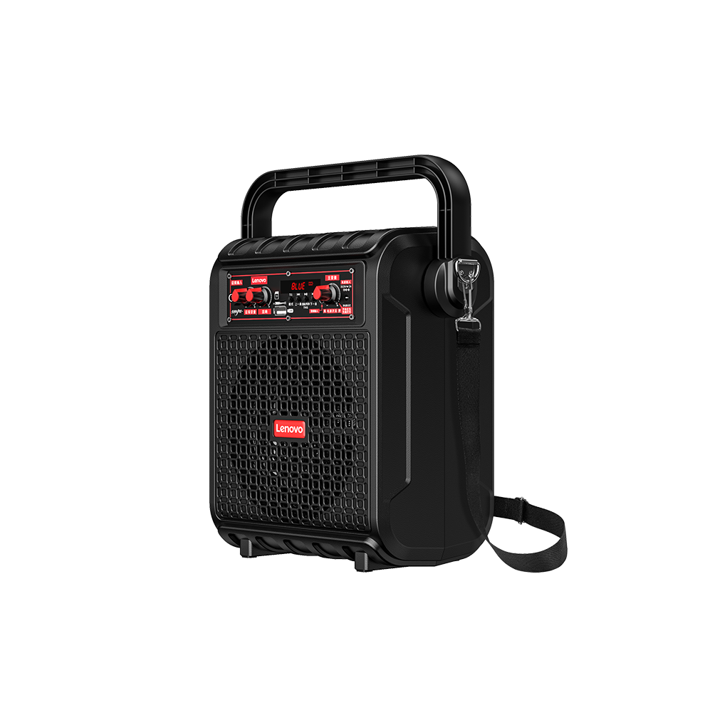 (B) Bluetooth Speaker Portable Wireless Speaker Stereo Powerful Column Surround Sound Subwoofer Outdoor Speaker With Mic 6112212090992
