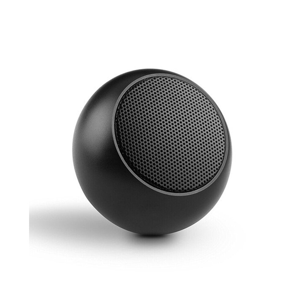 (Black) Super Mini Bluetooth Portable Speakers True Wireless Powerful Bass Stereo Sound Outdoor Speaker