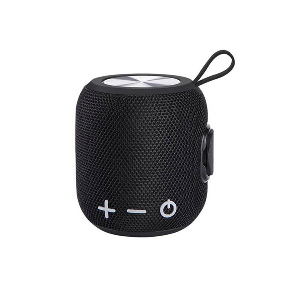 (Black) Wireless Bluetooth Speaker Mini Portable IPX7 Waterproof Dustproof HD Stereo Hi-Fi Subwoofer Outdoor Speaker with Mic