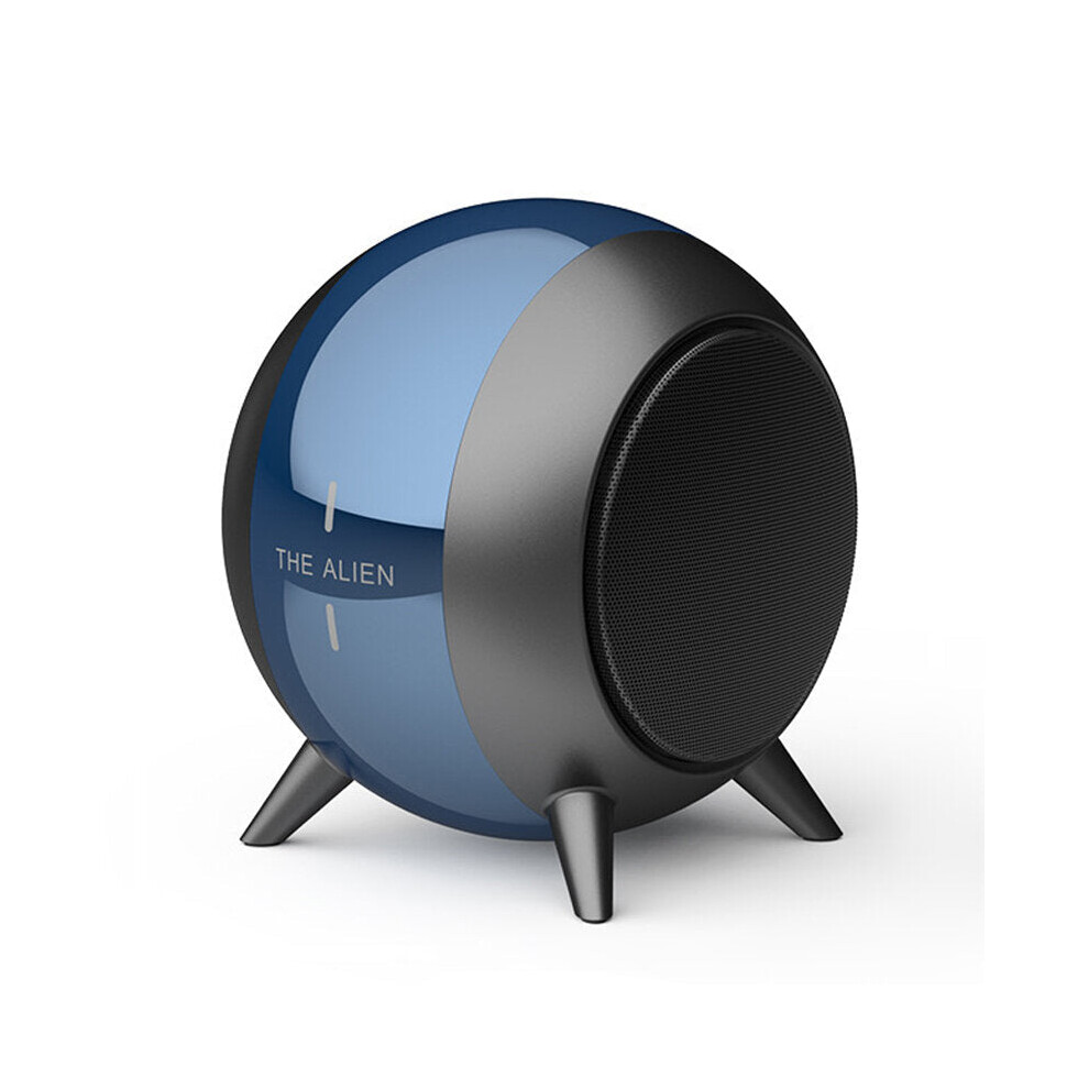 (Blue) Mini Portable Tws Wireless Tooth 5.0 Speaker Fm Mp3 Subwoofer Bass Stereo Sound 600Mah Battery Life Usb Charging Blue 6112212091227