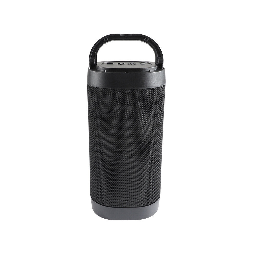 (Black) Bluetooth 5.0 Holder Outdoor Speaker Waterproof Hi-Fi Bass Sound Sub Woofer Support Usb Tf Fm Black 6112212089606