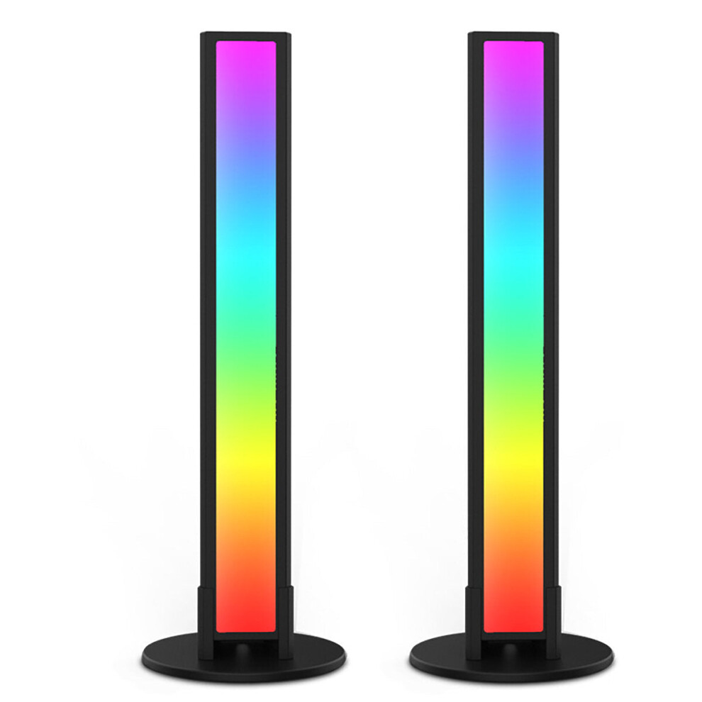 (US Plug) LED Atmosphere Light Speaker Music Player with APP Control Music Follow Mode Fill Light