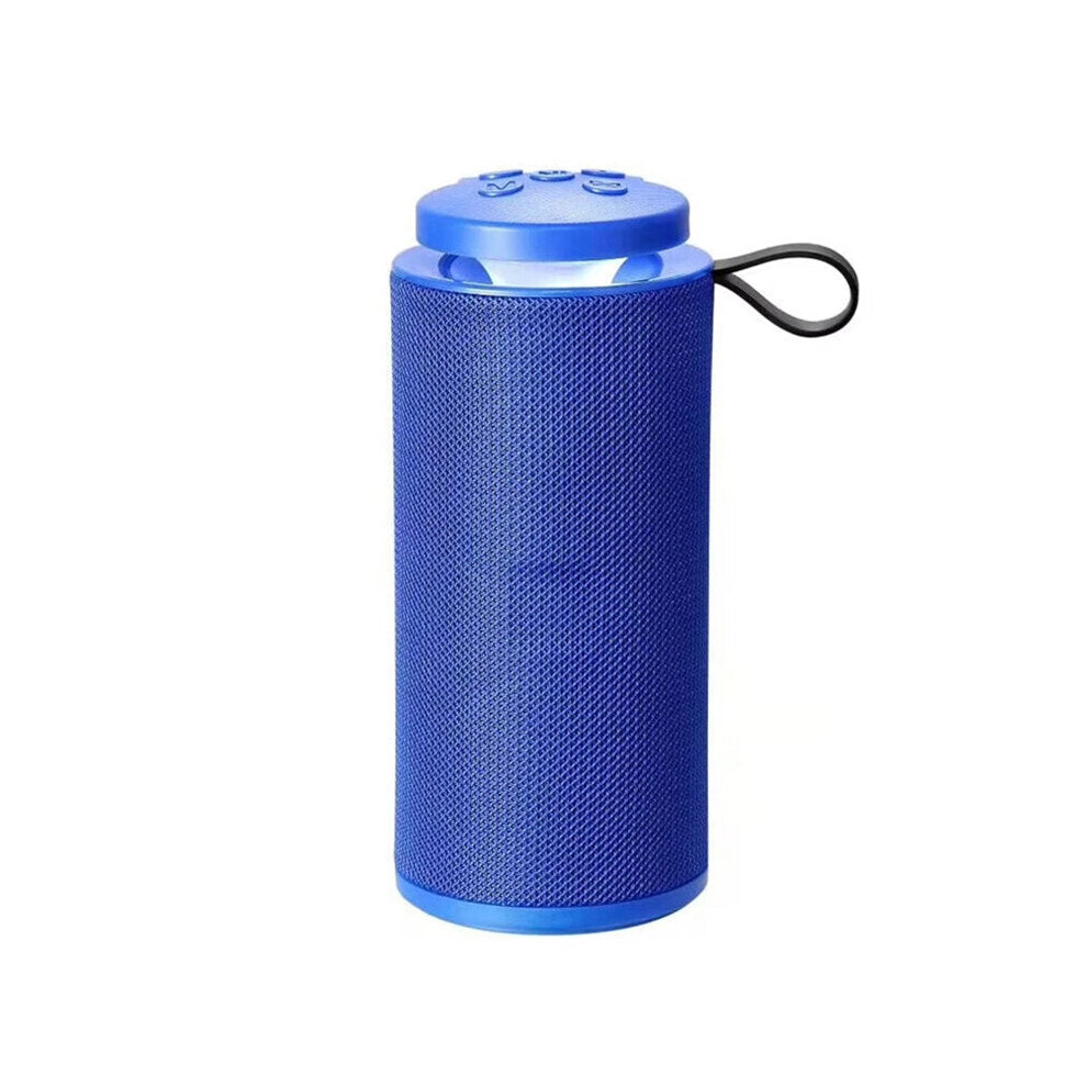 (Blue) Tooth Wireless Speaker Colorful Led Stereo Surround Sound Subwoofer Portable Fm Radio Blue 6112212088975