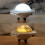 (With Remote Controller) Starry Sky Projection Light Flying Saucer Bluetooth Speaker Music Player LED Night Light With Remote Control 7