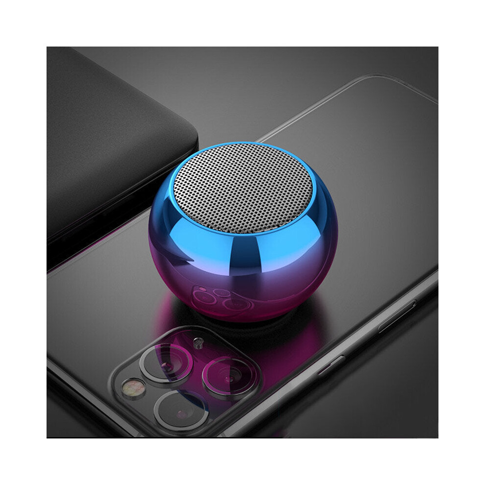 ( Red) Wireless Tooth 5.0 Speaker Hi-Fi Stereo 360 Surround Sound Bass Boombox Mini Portable Soundbar With Mic Blue/Red 6112212089798