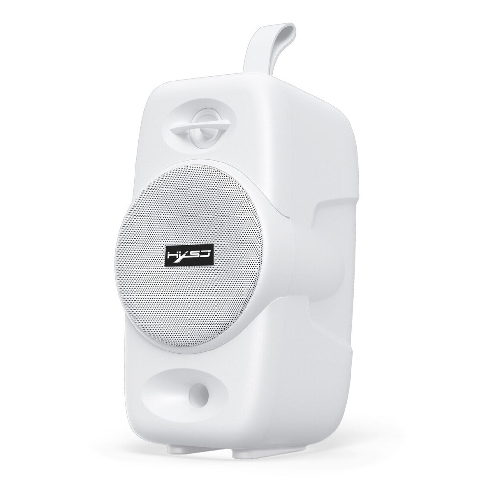 (White) Bluetooth Speaker Bt 5.0 Desktop Wireless Stereo Surround Sound Hi-Fi Speaker Subwoofer Built-In 2000Mah Battery Support Tws/Tf/Aux White 6112212090633