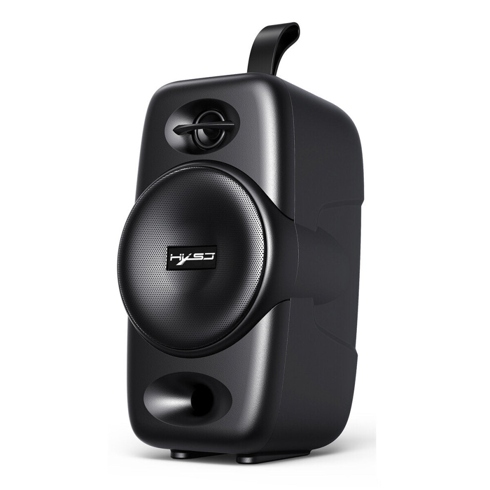 (Black) Bluetooth Speaker Bt 5.0 Desktop Wireless Stereo Surround Sound Hi-Fi Speaker Subwoofer Built-In 2000Mah Battery Support Tws/Tf/Aux Black 6112212090626