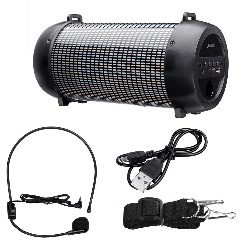 (Speaker + Headset) Portable Stereo Wireless Bluetooth 5W Speaker Subwoofer Bass Sound Box Fm Usb 6112212091692