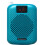 (Blue) Portable Bluetooth Speaker Microphone Voice Amplifier Booster Megaphone Speaker 7