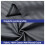 (Stripe Pillow Cover 4-Pack, Charcoal Bed Sheet 40cm Stripe Pattern) 40cm Stripe Fitted Bed Sheets Single Double King 3
