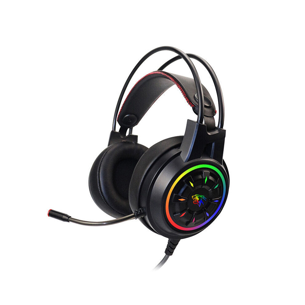 Gaming Headset RGB 7.1 USB Surround Sound Stereo 3.5MM Headphones Gaming Headset