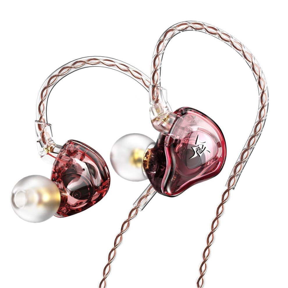 (Pink) Dynamic In-ear Earphone Drive Hi-Fi Bass Metal Monitor Earphones Running Sport Earphone Noise Cancelling Headset-image-OPC-PFKBJ7S-NEW