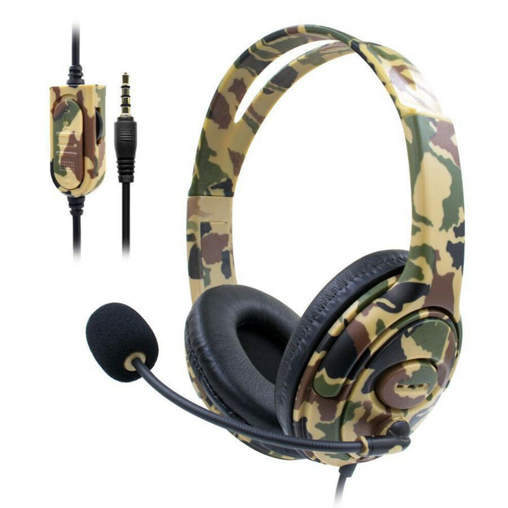 (Green) Wire Game Headphones Studio Headphones with Shareport Monitor Recording Headphones for Home Office