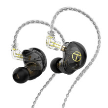 (Black, Without Mic) HIFI Bass Earbuds In Ear Earphones Monitor Headphones Sport Noise Cancelling Headset for MT1 ST1 CA2 TA1 EDX
