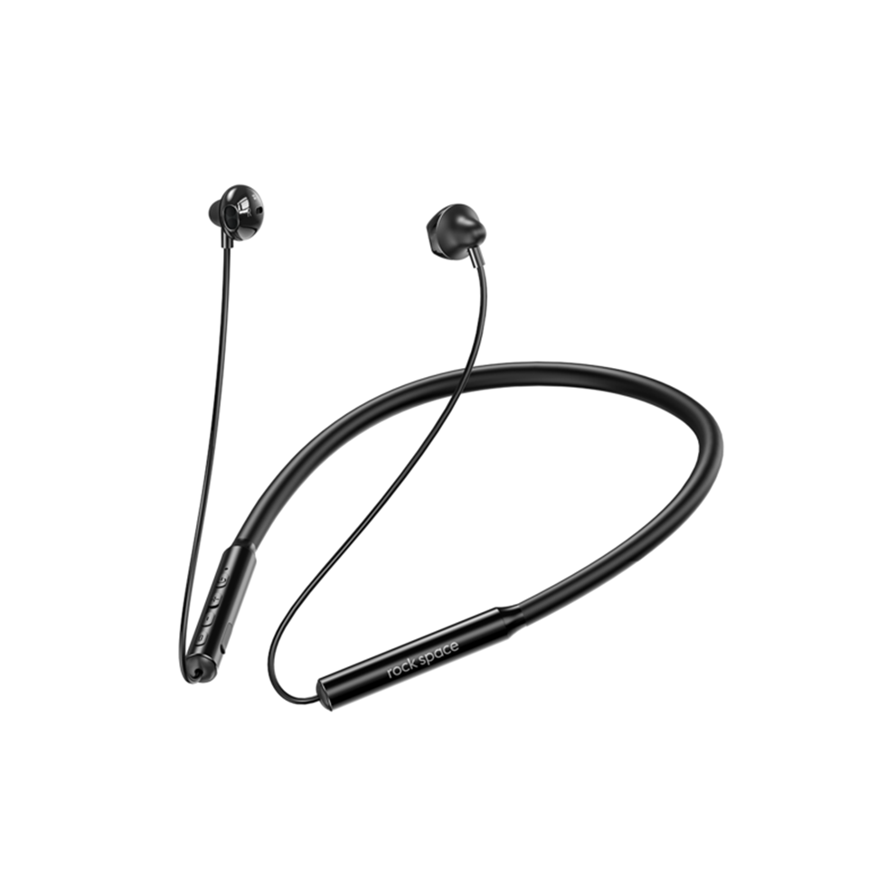 Bluetooth 5.0 Wireless Neck-hanging Headset Foldable Hi-Fi Deep Bass Sports Earphones with Microphone