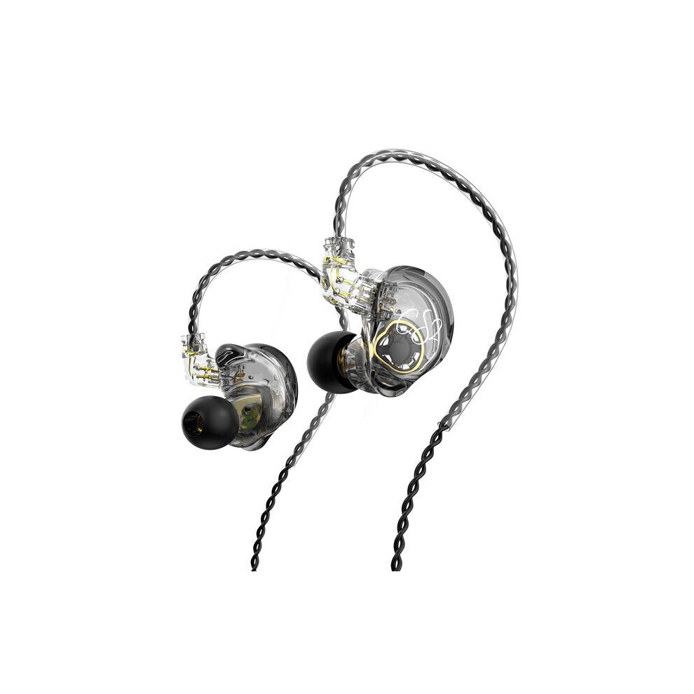 (, Without-Microphone) Heavy Bass Wired Earphones Sports Noise Cancelling Heavy Bass Earbuds Hi-Fi Music Headset For Mobile Phone In-Ear Earphones Grey 6112212297704