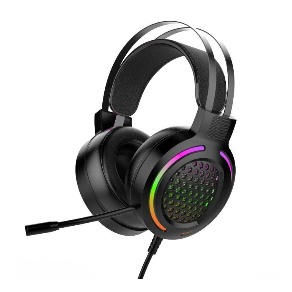 (7.1 Usb) Gaming Headset 7.1 Surround Sound Usb 3.5Mm Wired Rgb Gaming Headphones With Microphone For Tablet Pc For Ps4 Gamer Light 6112212289358