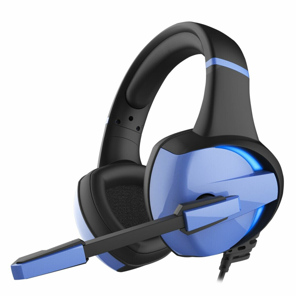 Stereo Surround Sound Bass Gaming Headset Headphones with Breathing RGB Light & Mic for PC Laptop Mobile Phone for PS4