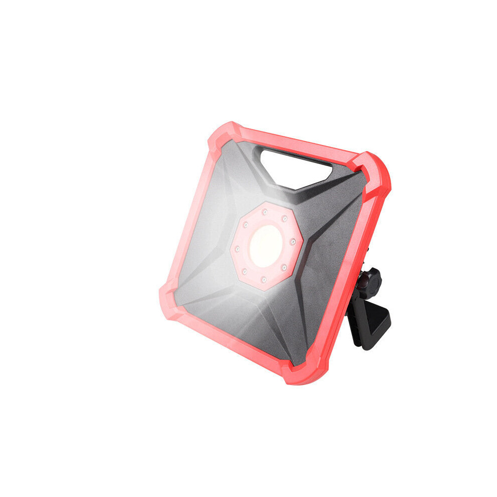 (US Plug) 20V 10W Cordless LED Handheld Worklight Portable 120 Rotating Multifunction Li-ion Flexible LED Flashlight with 2.0Ah Battery EU/US Plug