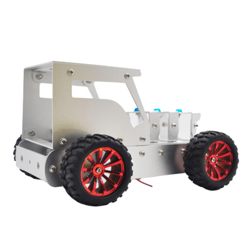 DIY Tractor Aluminous Smart RC Robot Car Chassis Base Kit 2