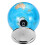 (LED Version) 8inch Stand Rotating World Globe Map Kids Toy School Student Educational Gift 5