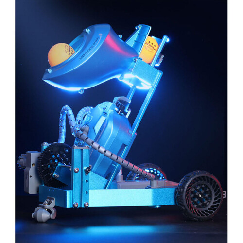 (Blue) K6 Ping Pong Fight Battle Machine RC Robot With Controller 2