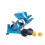 (Blue) K6 Ping Pong Fight Battle Machine RC Robot With Controller 1