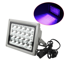 (AU Plug) 20W 20Number of Lamp Beads High Power UV LED Resin Curing Light for SLA DLP UV Resin 3D Printer Only White EU Plug