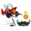 (K6 Red) K5/K6 Ping Pong Fight Battle Machine RC Robot With Controller 8