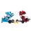 (K6 Red) K5/K6 Ping Pong Fight Battle Machine RC Robot With Controller 2