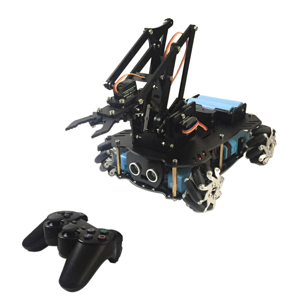 DIY Programmable Ultrasonic Avoidance With Omni Wheels Smart RC Robot Arm Tank Compatible