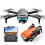 (Black, Three Batteries) 5G WiFi FPV with 4K HD ESC Dual Camera Obstacle Avoidance Optical Flow Positioning Foldable RC Drone Quadcopter RTF 2