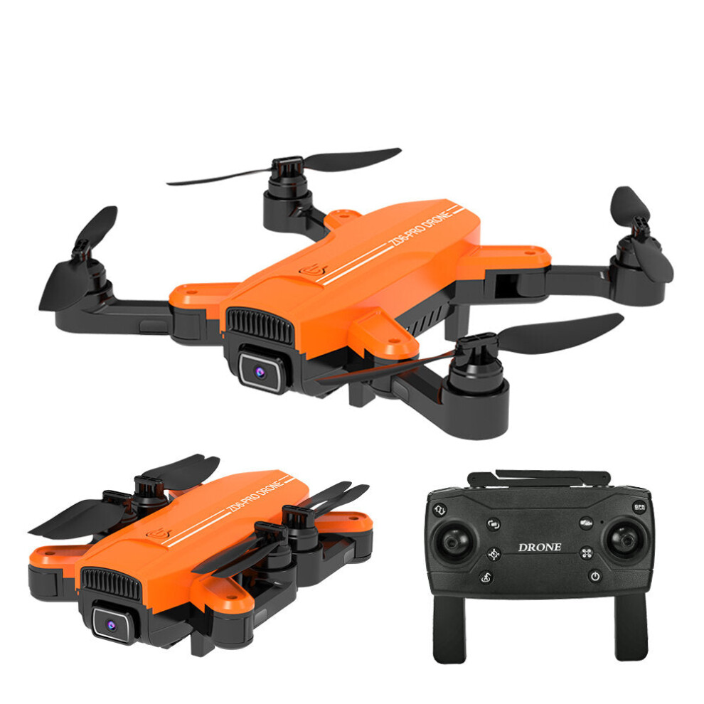 (Orange, 6K Camera) 5G WIFI FPV GPS with 6K HD Camera 28mins Flight Time Optical Flow Brushless RC Drone Quadcopter RTF