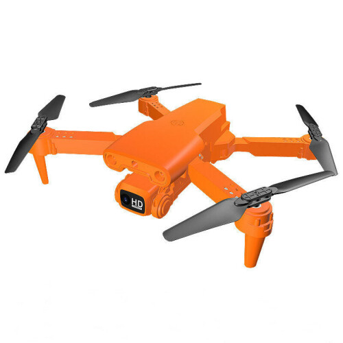 (Orange, Three Batteries) WiFi FPV with 8K EIS HD Dual Camera Obstacle Avoidance Optical Flow Positioning Foldable RC Drone Quadcopter RTF