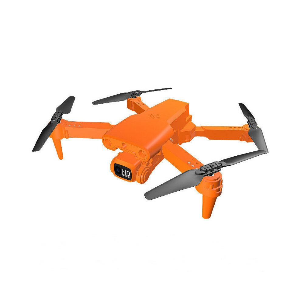 (Orange, Three Batteries) WiFi FPV with 8K EIS HD Dual Camera Obstacle Avoidance Optical Flow Positioning Foldable RC Drone Quadcopter RTF