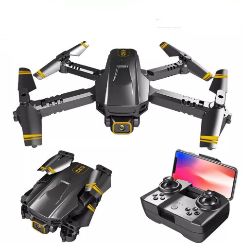 (Three Batteries) Mini Drone With 4K Dual Camera Headless Mode 360 Flip Foldable RC Quadcopter Drone RTF 2