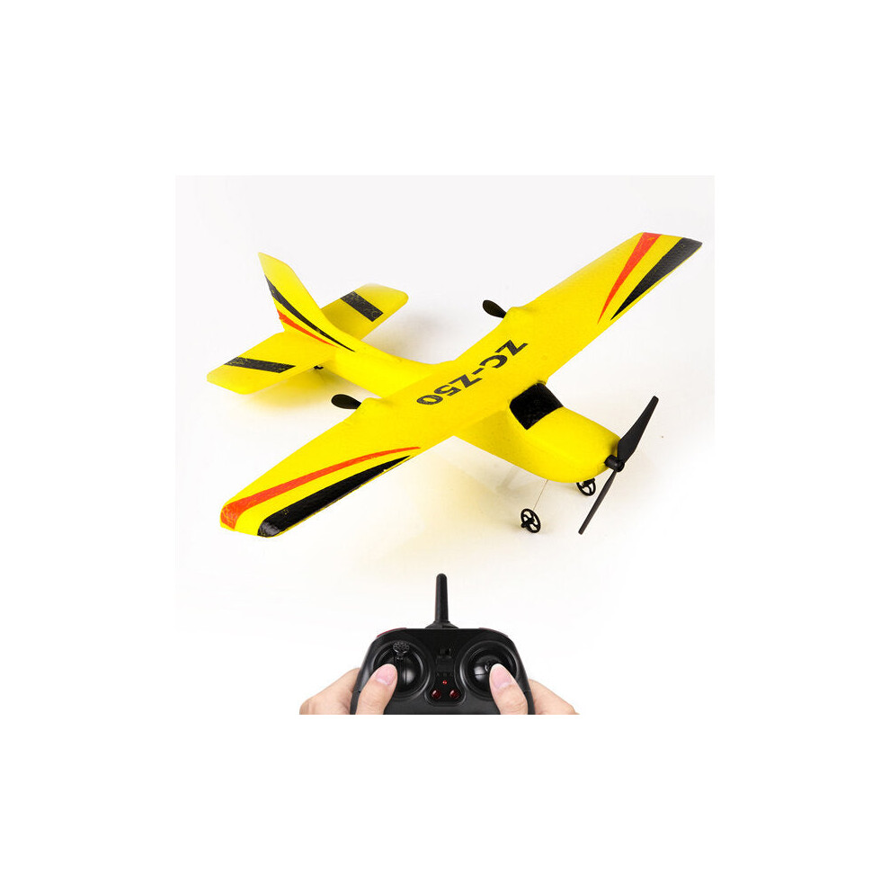 (Yellow) 2.4G 2CH 340mm Wingspan EPP RC Glider Airplane RTF