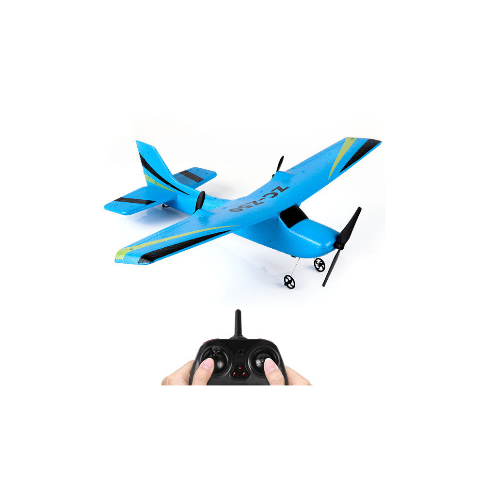 (Blue) 2.4G 2CH 340mm Wingspan EPP RC Glider Airplane RTF