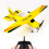 (Yellow) 2.4G 2CH 340mm Wingspan EPP RC Glider Airplane RTF 12