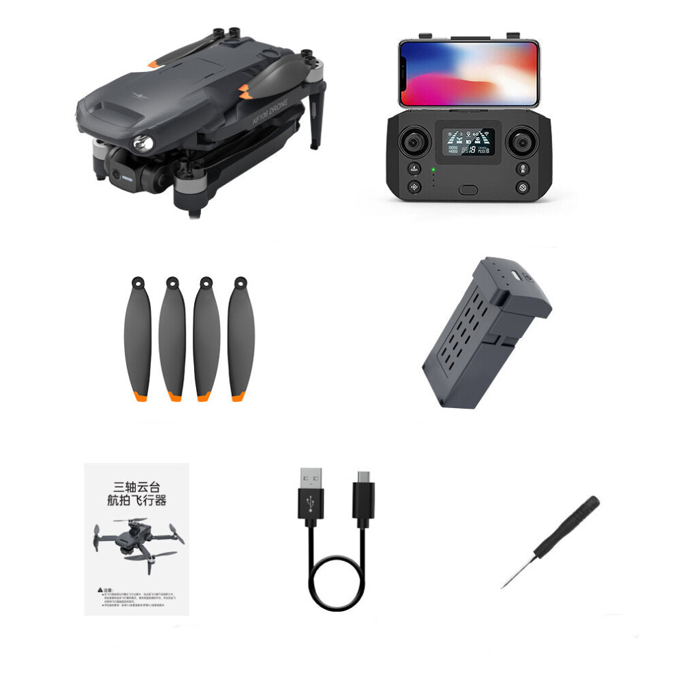 (One Battery, Without Obstacle Avoider) GPS 5G WiFi 3KM FPV with 6K HD Camera 3-Axis Gimbal Obstacle Avoidance Optical Flow Positioning Brushless Fold