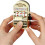 (Gold) Plastic Mini Cute Fruit Pattern Slot Machine Toy for Children 8