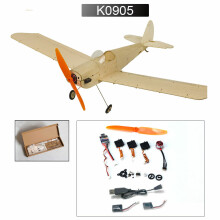 (K0905) Micro Spacewalker 460mm Wingspan Balsa Wood RC Airplane Kit with Power System