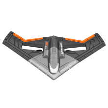 (Orange, Three Batteries) 250mm Wingspan Auto-Balance 2.4G 2CH EPP Waterproof Indoor RC Airplane Glider Beginner RTF With LED Light