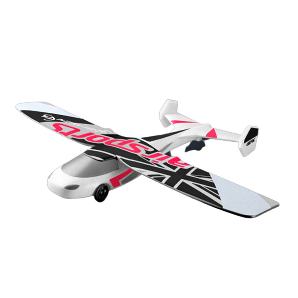 (Red+Three Battery) 420mm Wingspan 2.4G 3CH 6-Axis Gyroscope EPP Glider RC Airplane RTF for Beginners