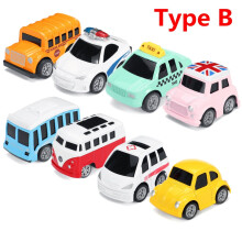 (8PCS Pull Back Public Transportation Toy Cars) Children Nordic Packing Scene Mat Game Pad /Climbing Pad Family Interactive Toys For Children DIY Playing