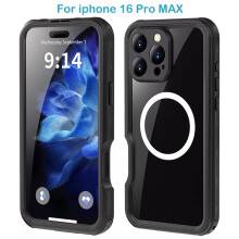 (For iPhone 16 Pro Max) IP68 Waterproof 360°Full Body Protector Phone Case