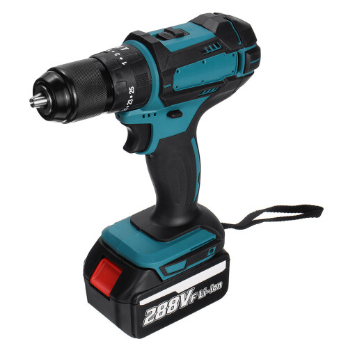 (Without Battery, Without Plug) 13mm 800W Cordless Electirc Impact Drill Driver 25+3 Torque Electric Drill Screwdriver 1