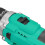 (One Battery) Cordless Electric Drill Rechargeable Drill Screwdriver Power Tool LED 7