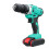 (Two Batteries) Cordless Electric Drill Rechargeable Drill Screwdriver Power Tool LED 5